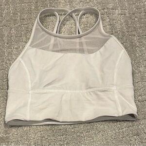 Lululemon Athletica Longline White Sports Bra - 4